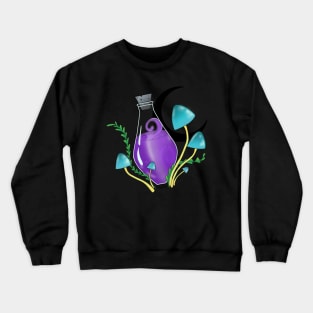 Mushroom potion bottle Crewneck Sweatshirt